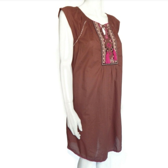 EUC Anthropologie Maeve Embroidered Dress - Sz 0 - Picture 2 of 7